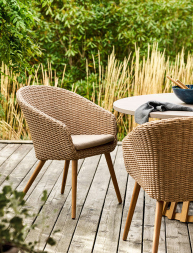 Widford Dining Chair - Acacia Wood, Natural, Set of 2