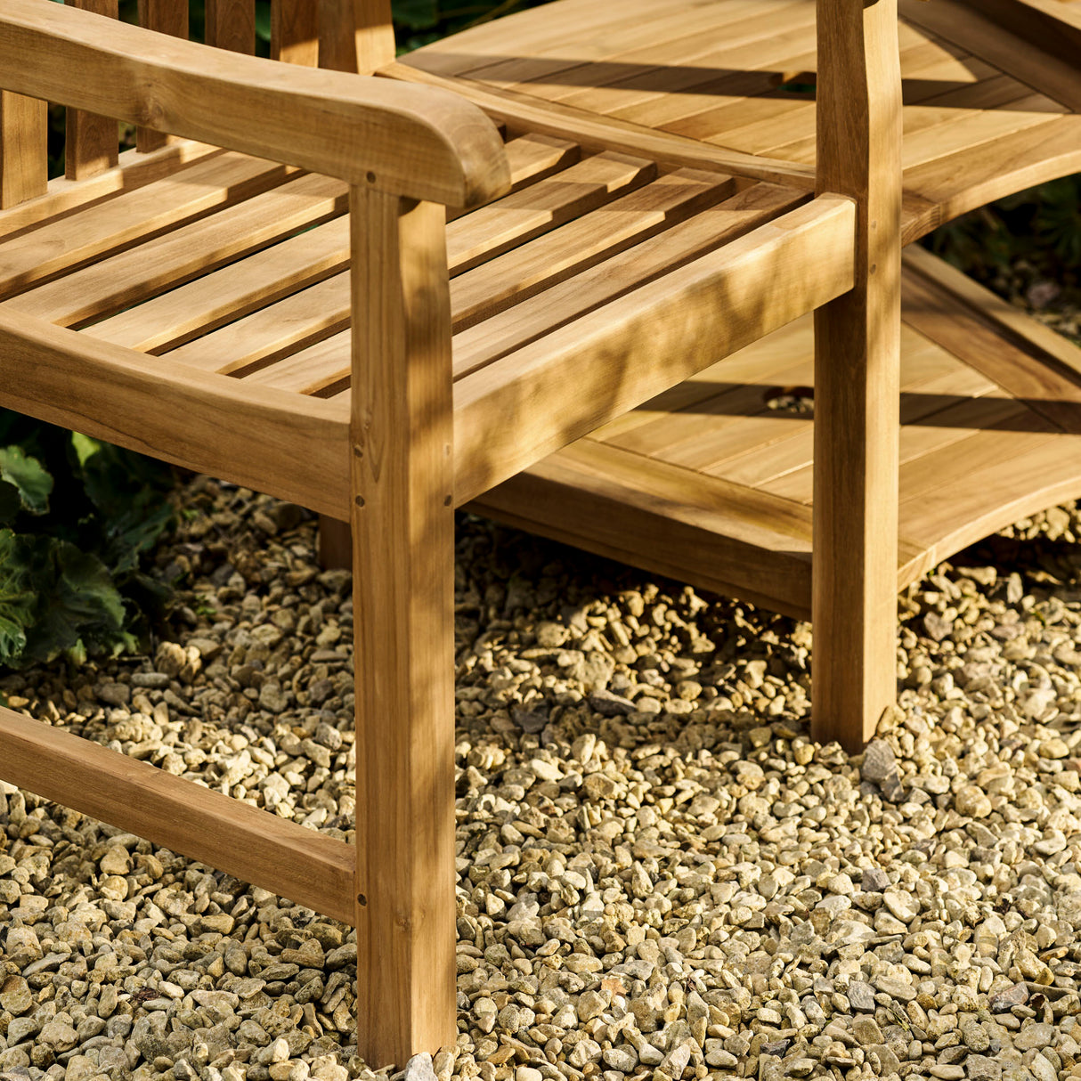 Ambleside Teak Companion Bench 2 Seater