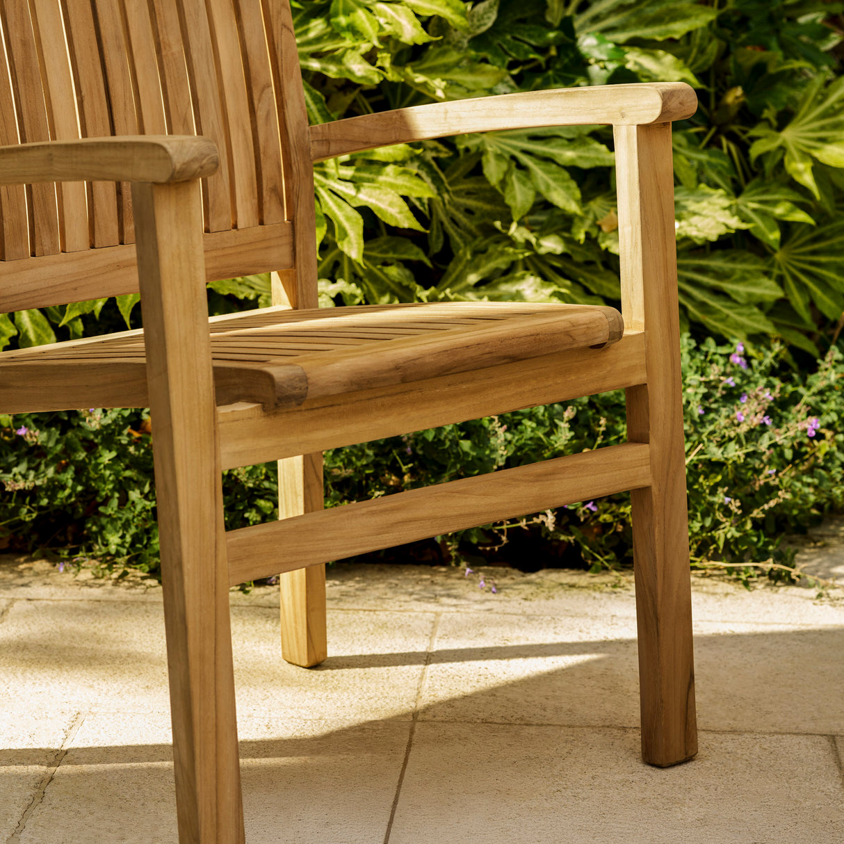 Henley Teak Stacking Armchair
