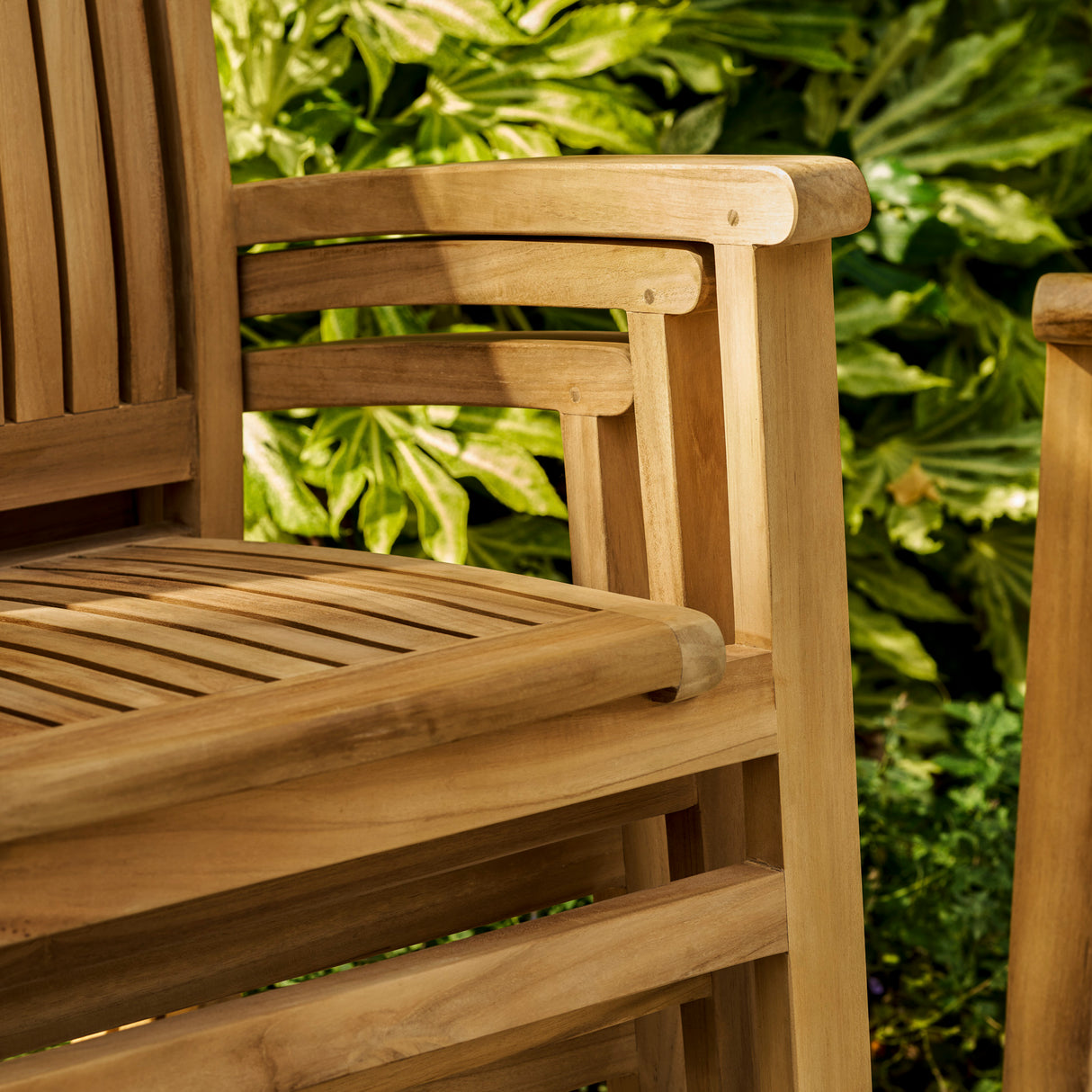 Henley Teak Stacking Armchair