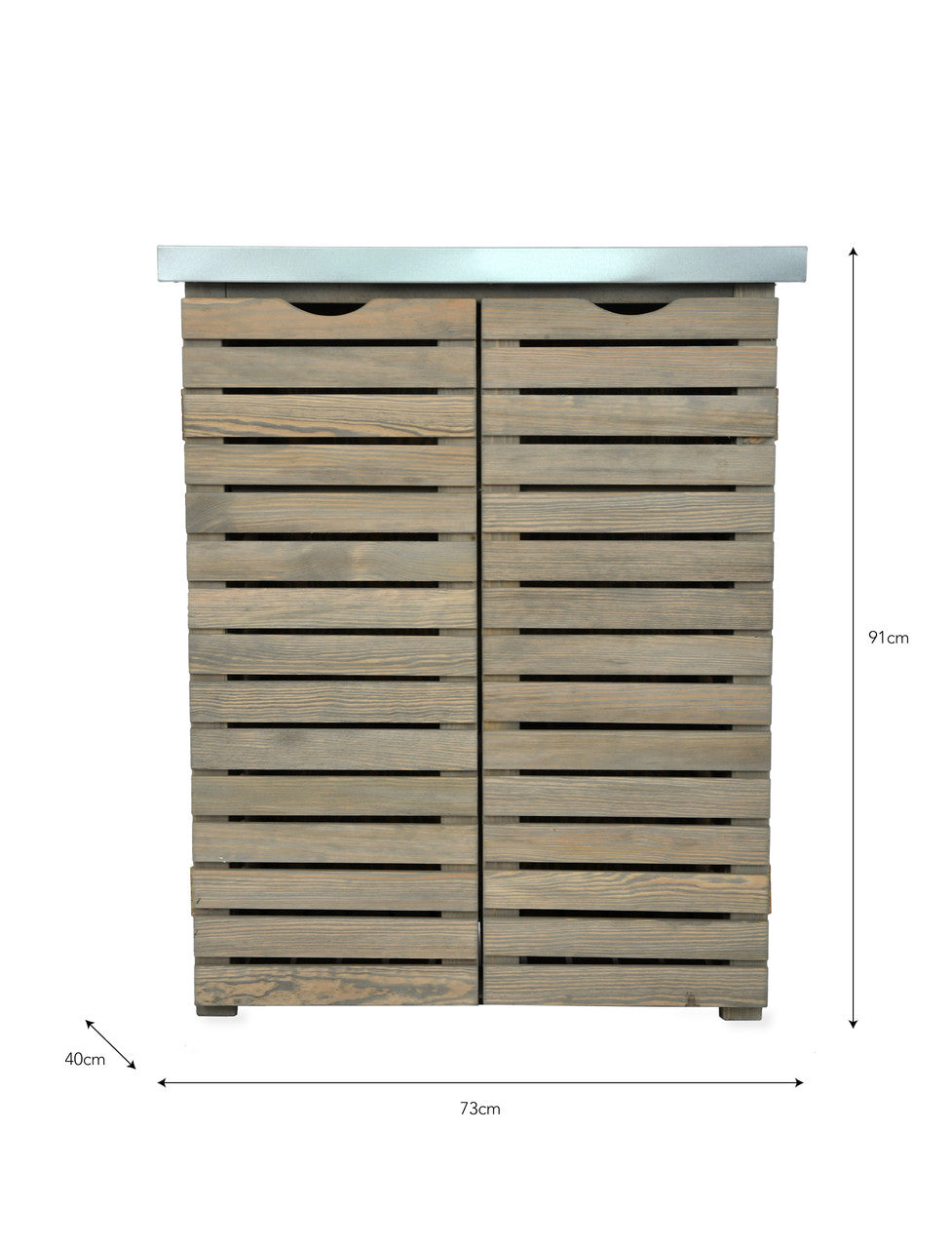 Aldsworth Slatted Storage Unit - Spruce, Natural