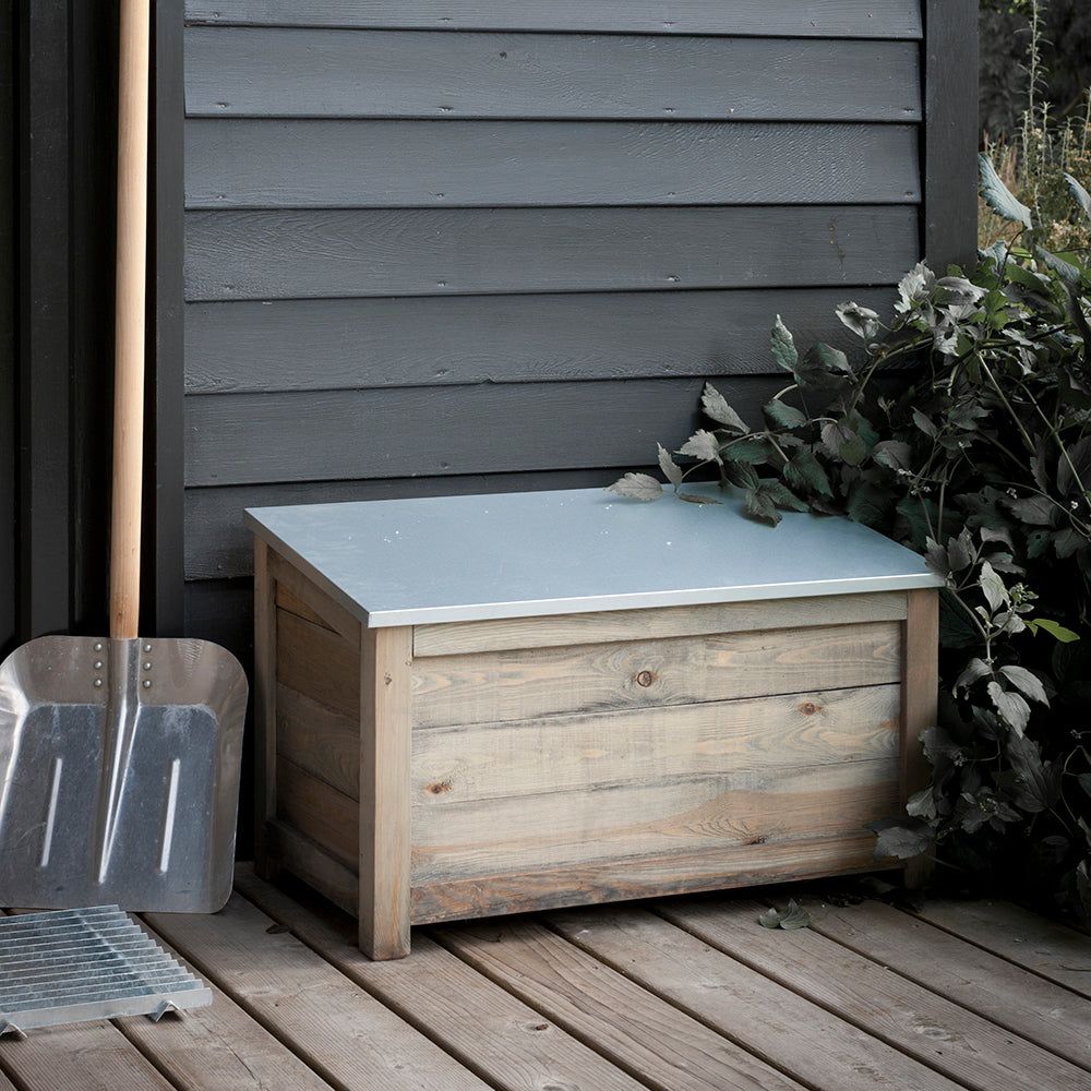 Aldsworth Outdoor Storage Box - Spruce, Natural, Small