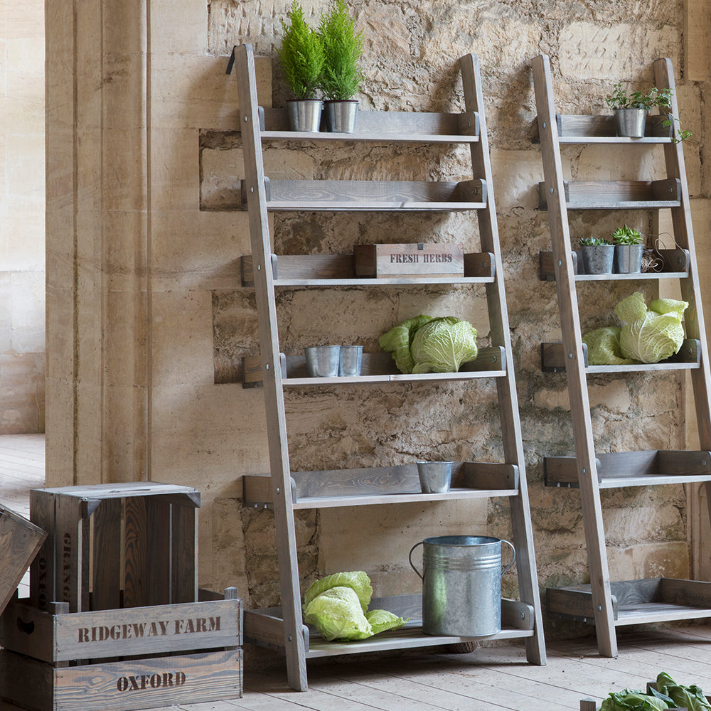 Aldsworth Shelf Ladder Wide - Spruce, Natural