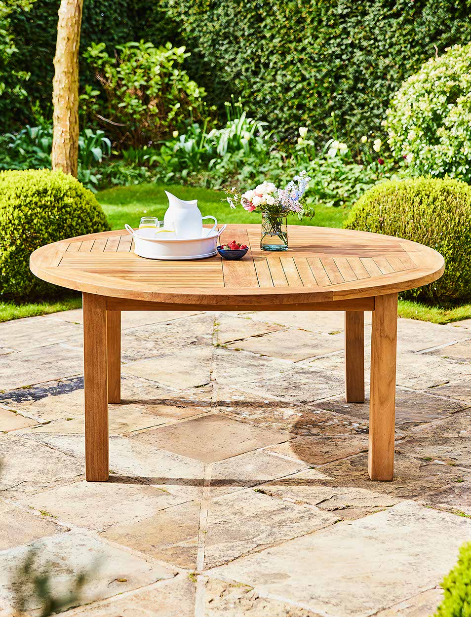 Churn Teak Round Table 150cm