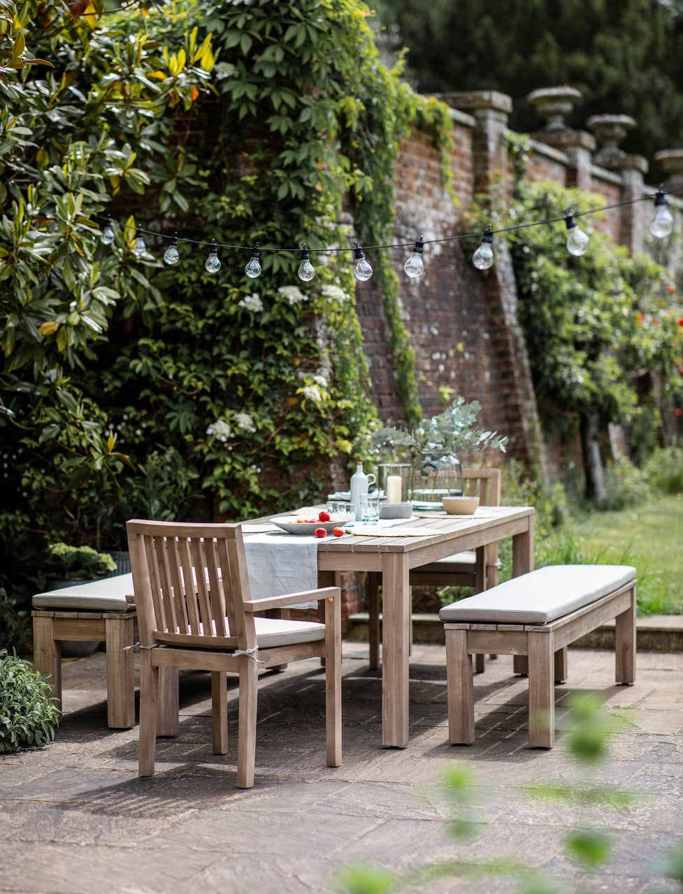 Porthallow Dining Table - Acacia Wood, Natural