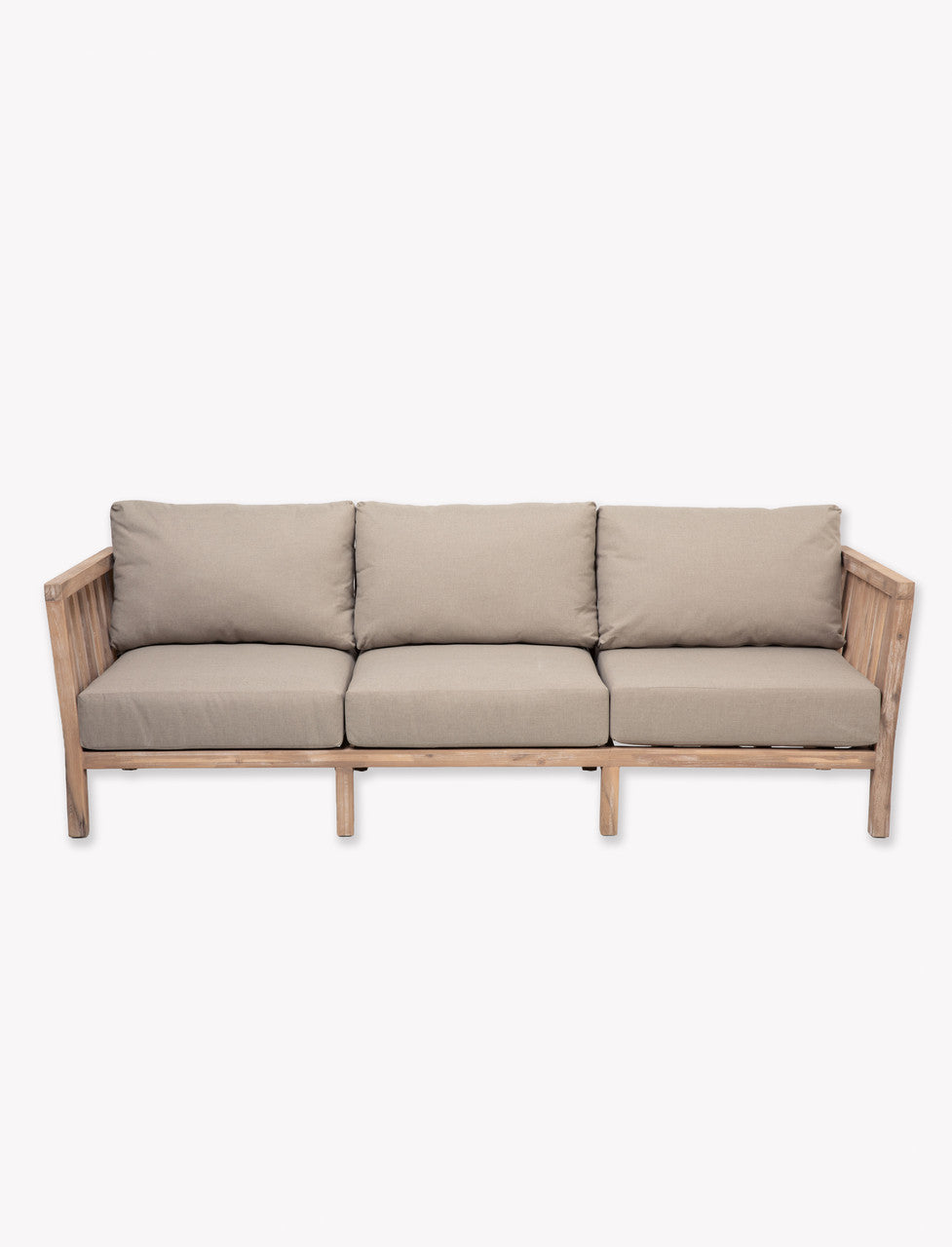 Porthallow 3 Seater Sofa - Acacia Wood, Natural