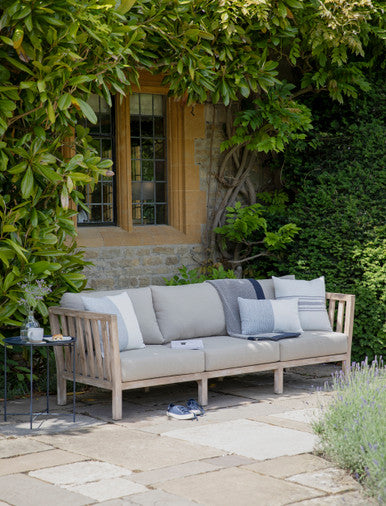 Porthallow 3 Seater Sofa - Acacia Wood, Natural