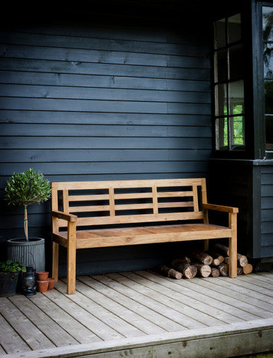 Chastleton Bench - Reclaimed Teak, Natural