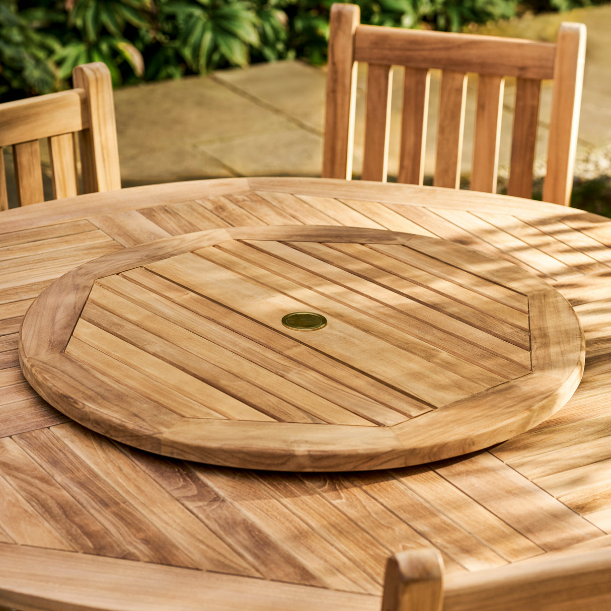 Lazy Susan Teak 80cm