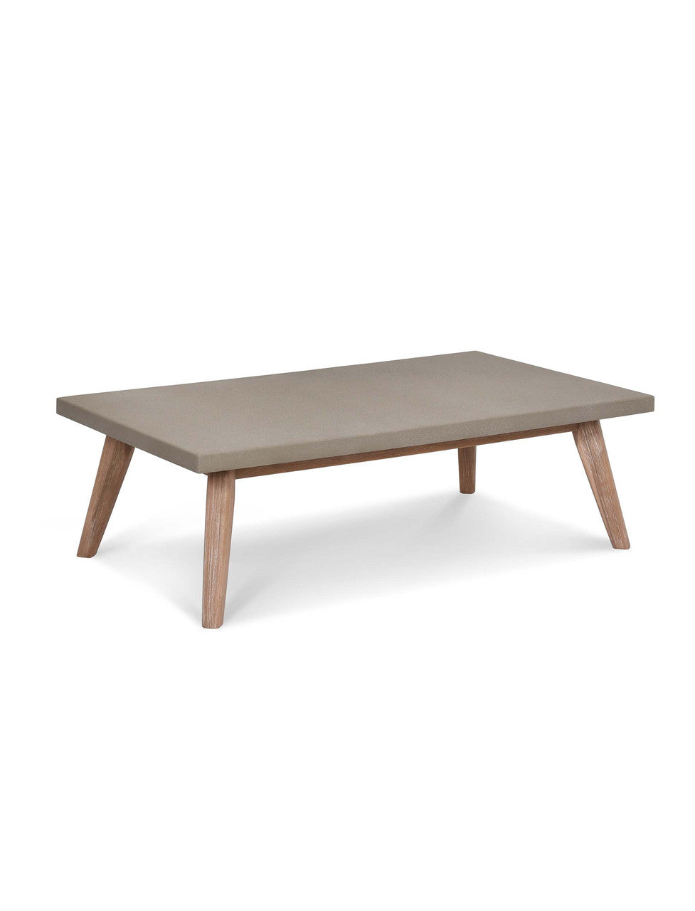 Lynton Rectangular Coffee Table - Acacia Wood, Grey