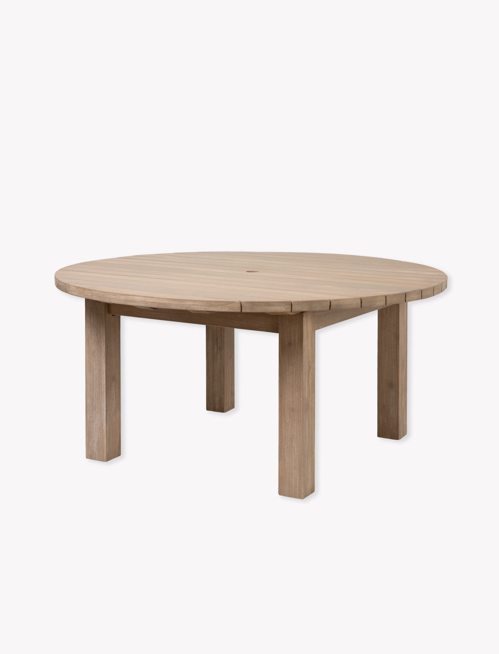 Porthallow Round Dining Table - Acacia Wood, Natural, Large