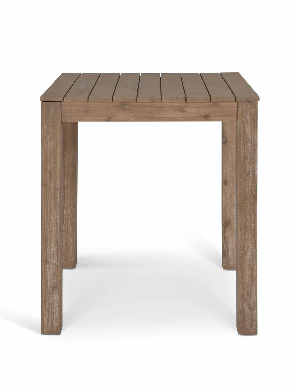 Porthallow Square Bar Table - Acacia Wood, Natural