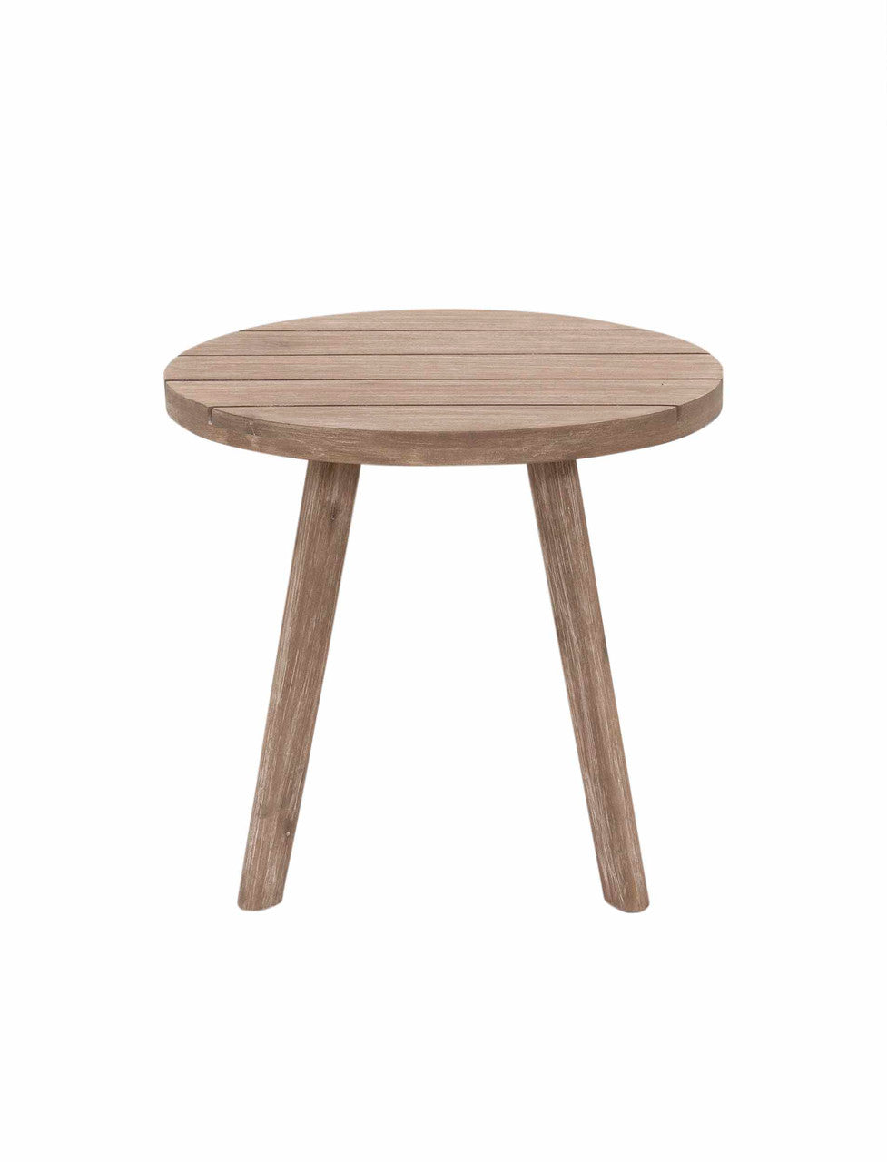 Porthallow Round Side Table - Acacia Wood, Natural