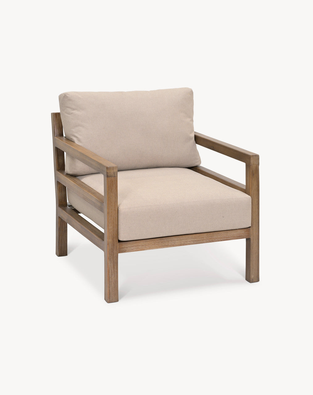 Sandridge Armchair - Acacia Wood, Dark Natural