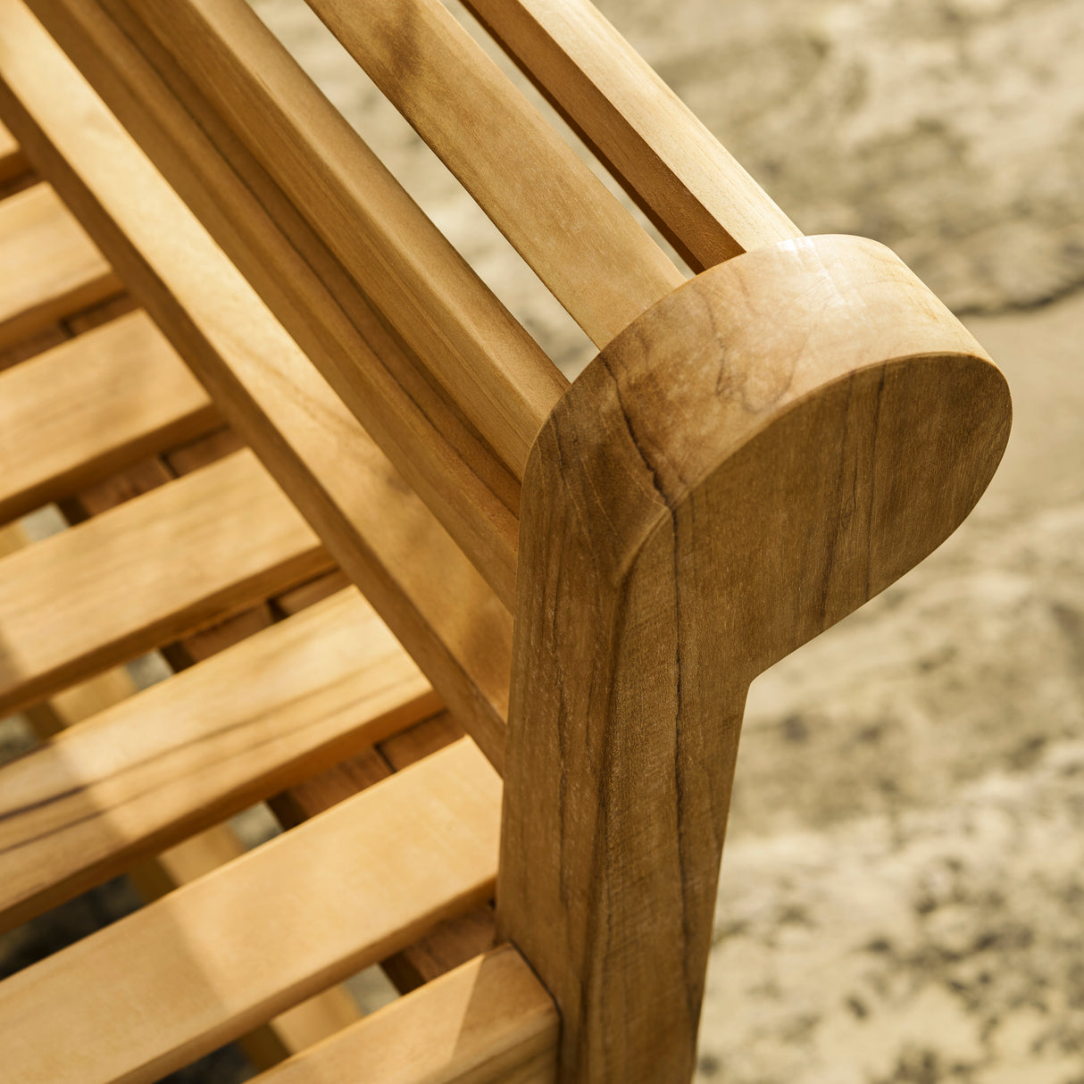 Lutyens Teak Bench 3 Seater 165cm