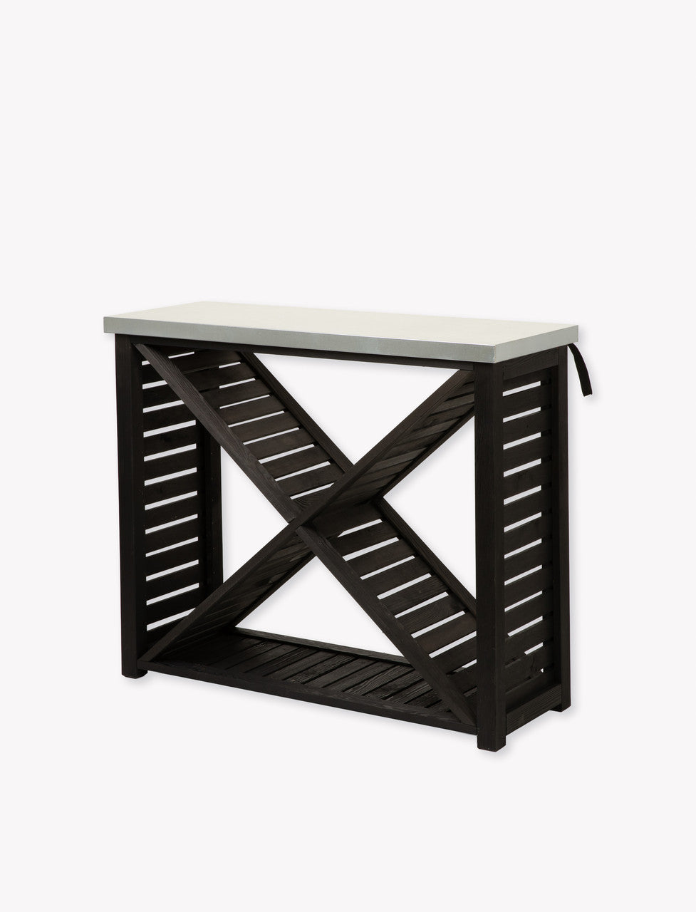Moreton Cross Log Store - Spruce, Black, Large