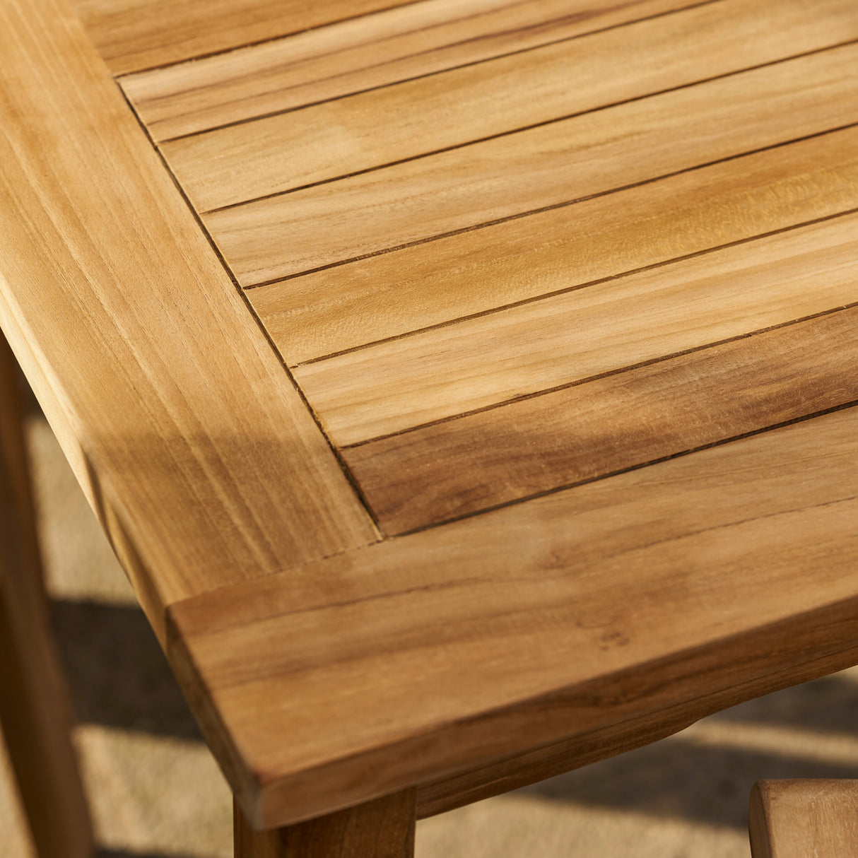 Marbrook Teak Table 80cm x 80cm & 4 Henley Armchairs