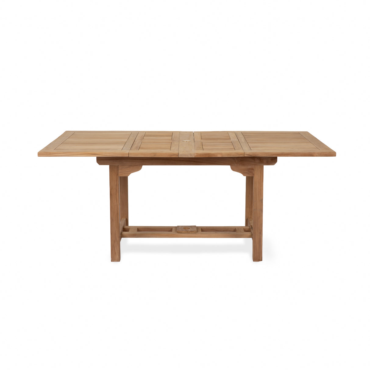 Arrow Teak Rectangular Extending Dining Table 120-180cm