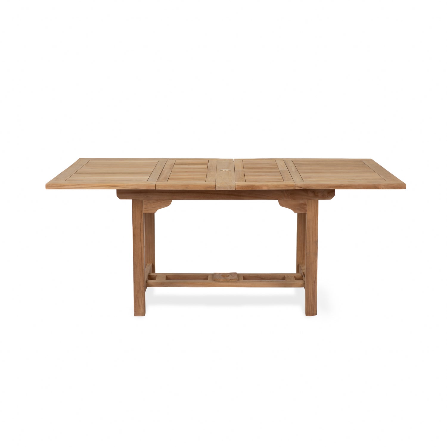 Arrow Teak Rectangular Extending Dining Table 120-180cm