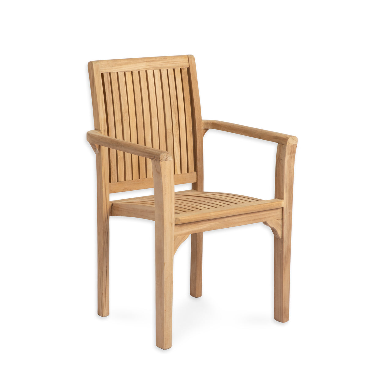 Bali Teak Stacking Armchair
