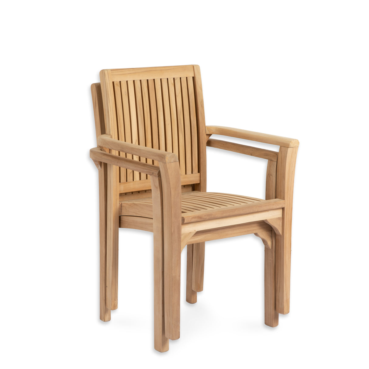 Bali Teak Stacking Armchair