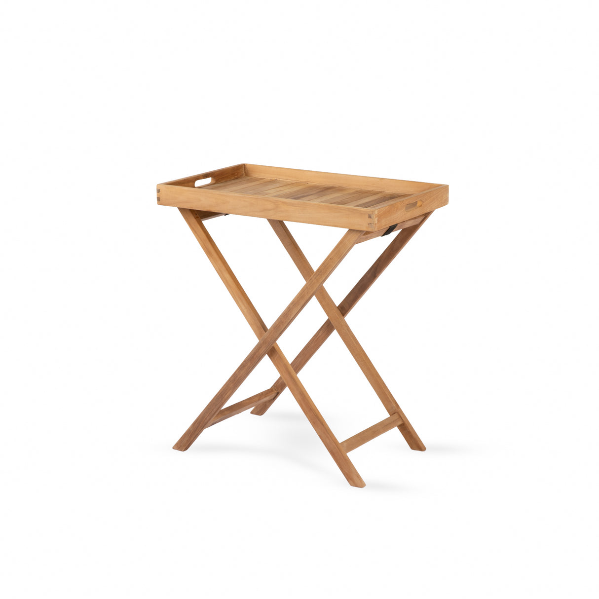 Hidcote Teak Butlers Tray 55cm x 40cm & Folding Stand