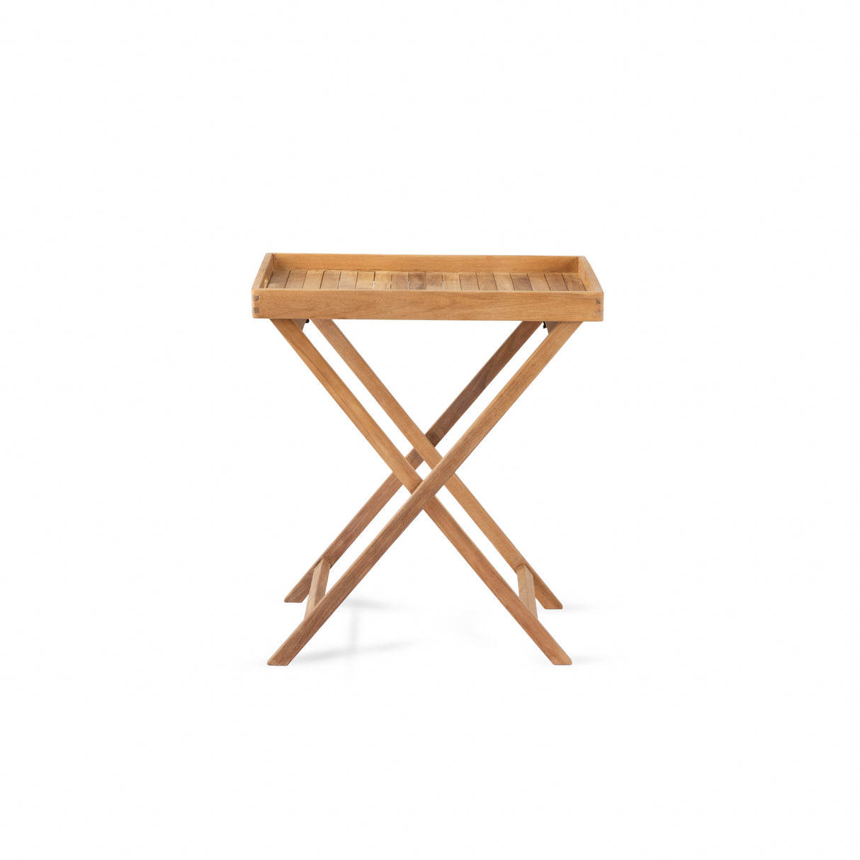 Hidcote Teak Butlers Tray 55cm x 40cm & Folding Stand