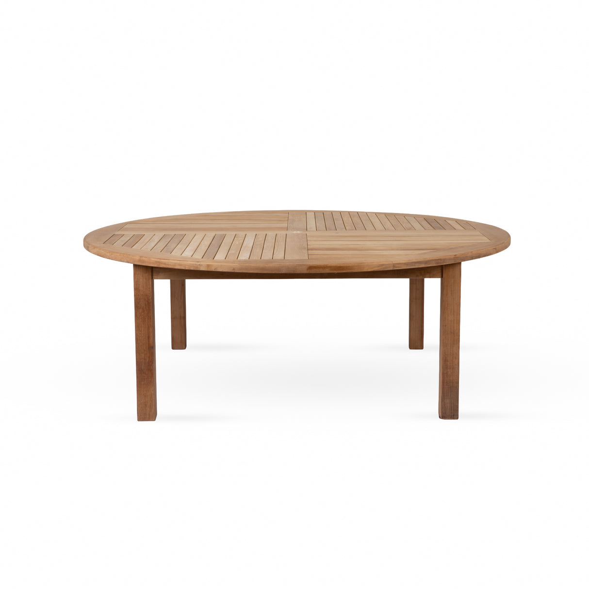 Churn Teak Round Deep Table 210cm