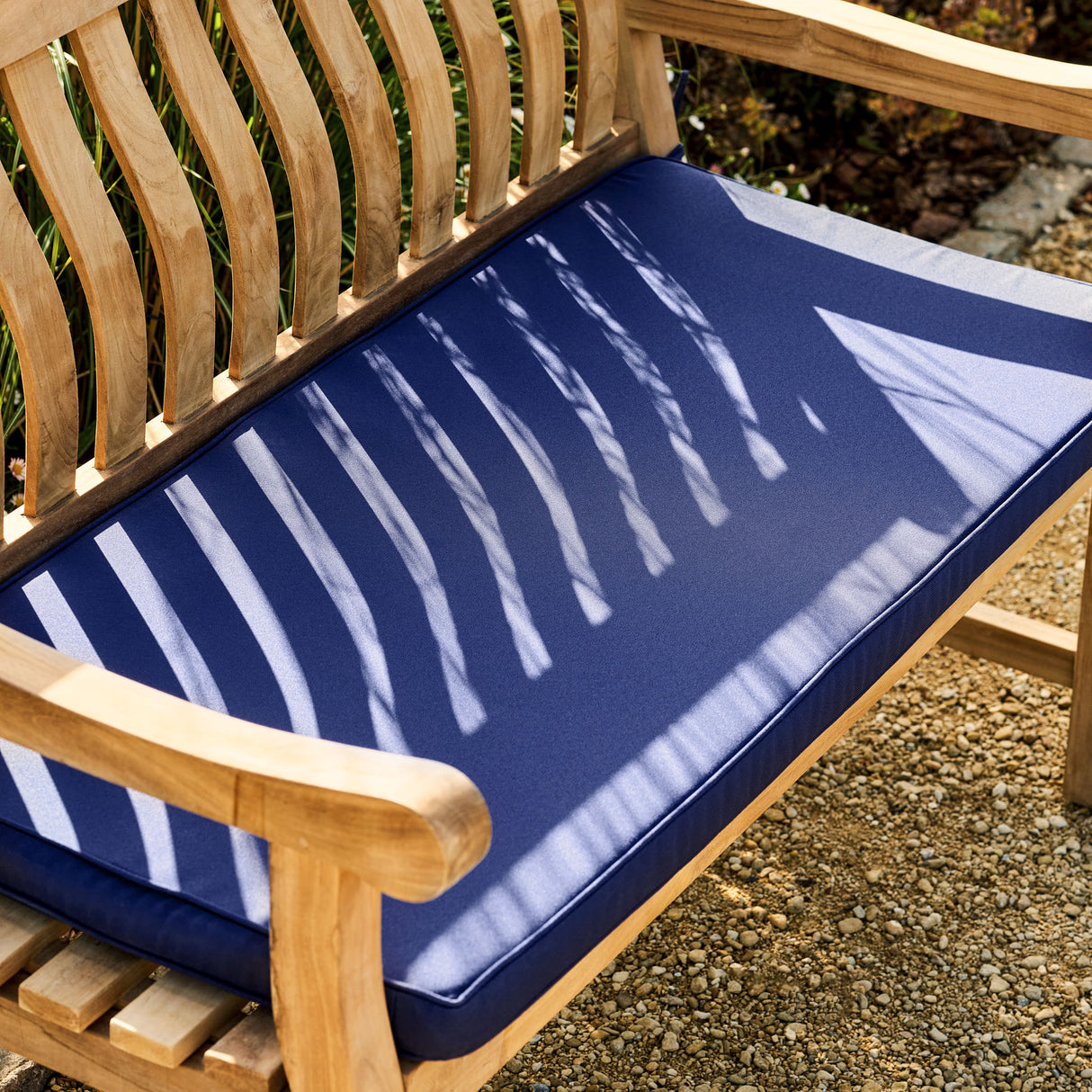 Bench Cushion 120cm Blue