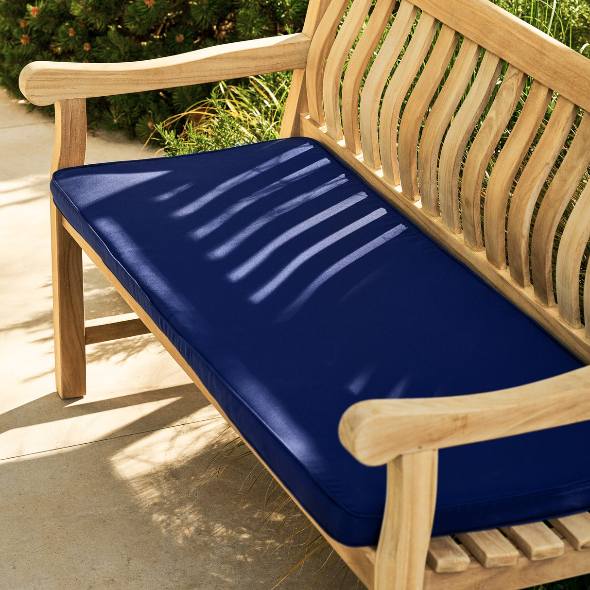 Bench Cushion 150cm Blue