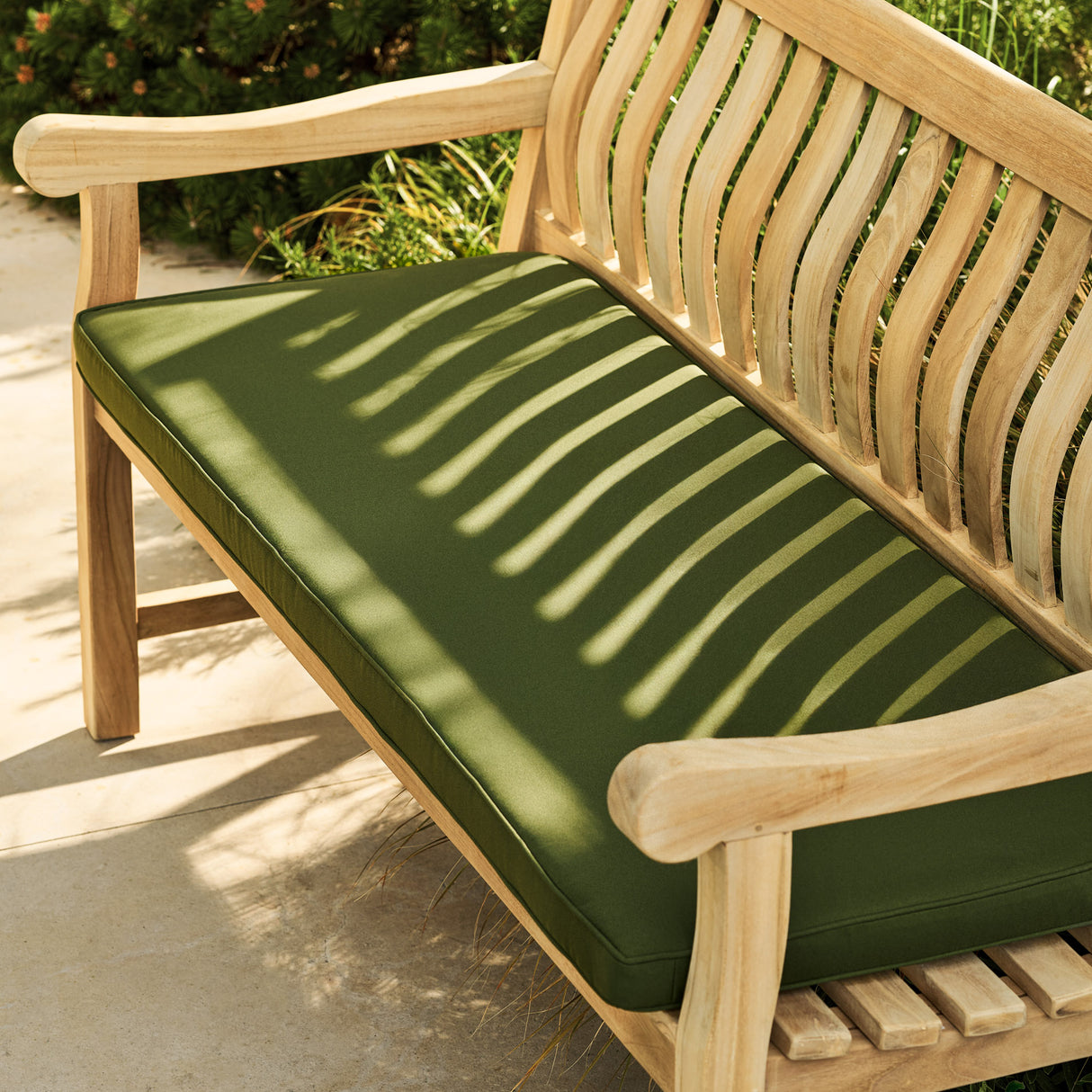 Bench Cushion 150cm Green