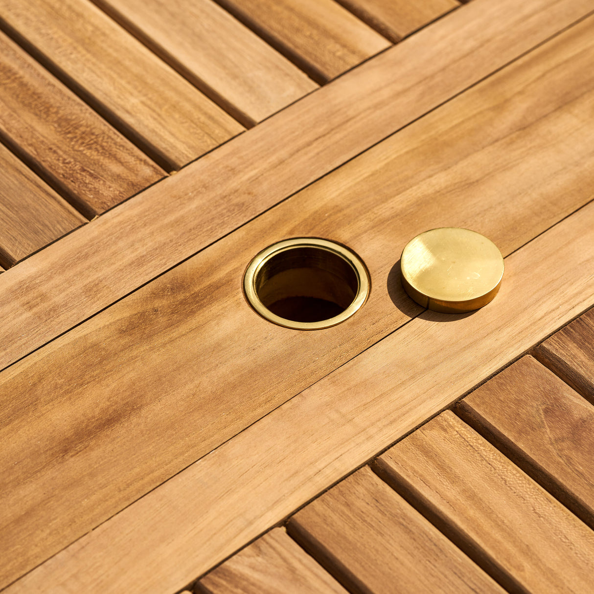 Arrow Teak Rectangular Extending Dining Table 120-180cm