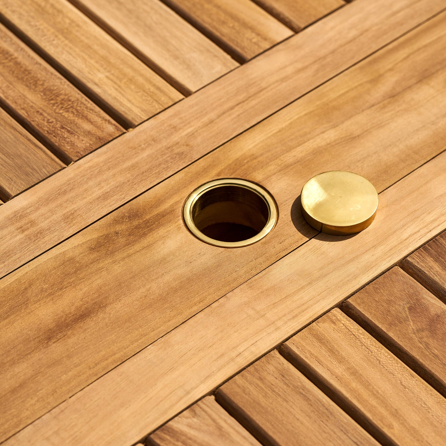 Arrow Teak Rectangular Extending Dining Table 120-180cm