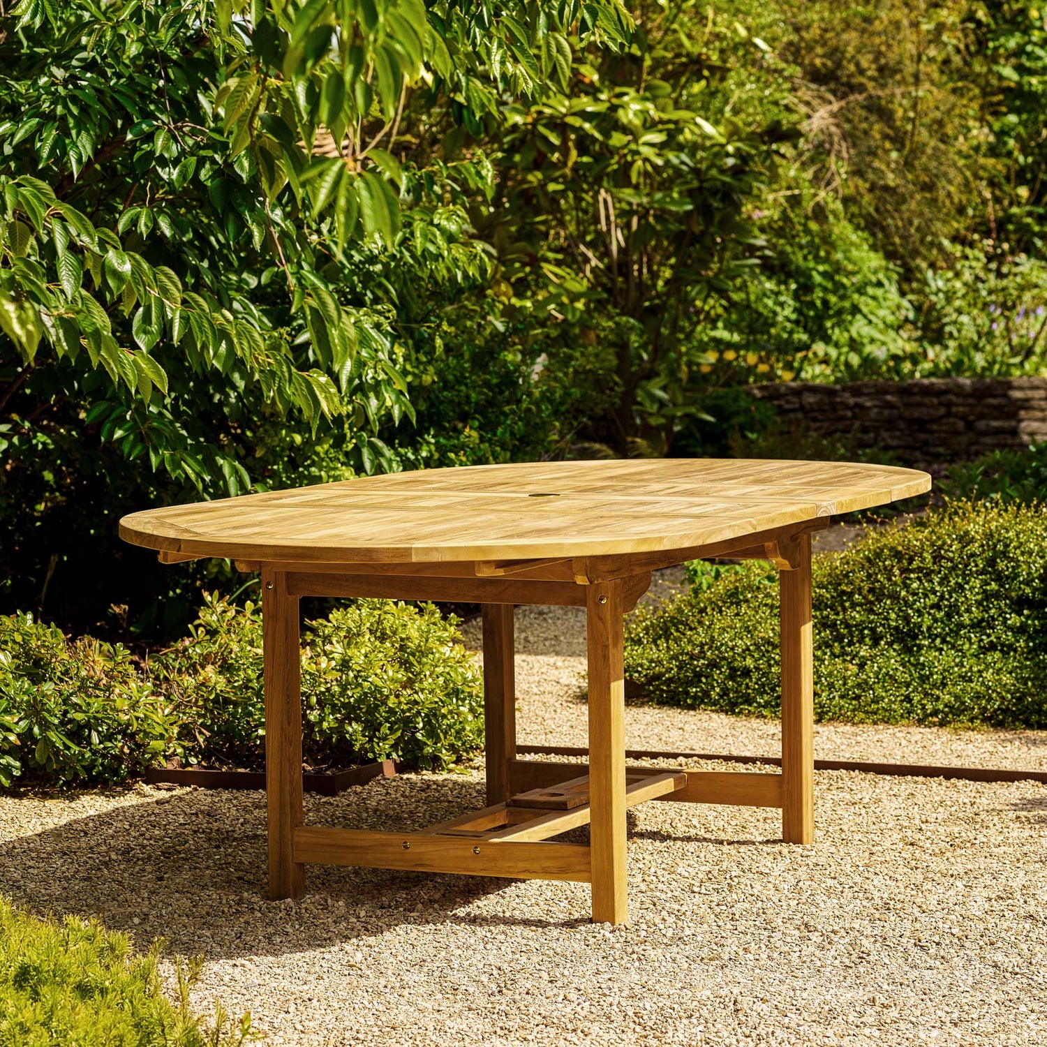 Avon Teak Oval Extending Dining Table 150-210cm