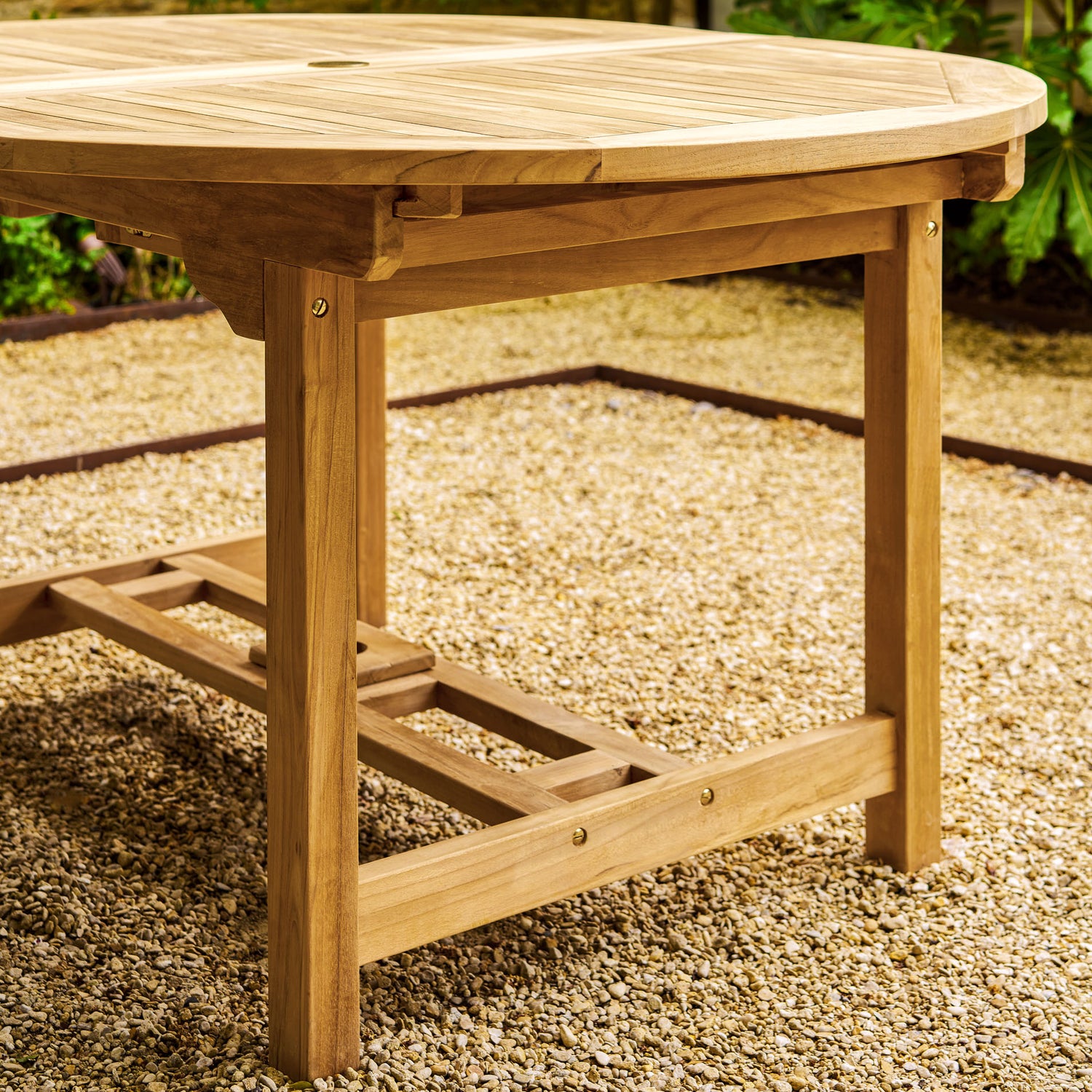 Avon Teak Oval Extending Dining Table 150-210cm