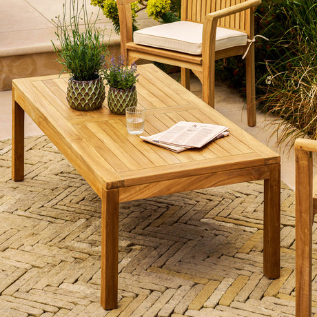 Bibury Teak Coffee Table 135cm x 70cm