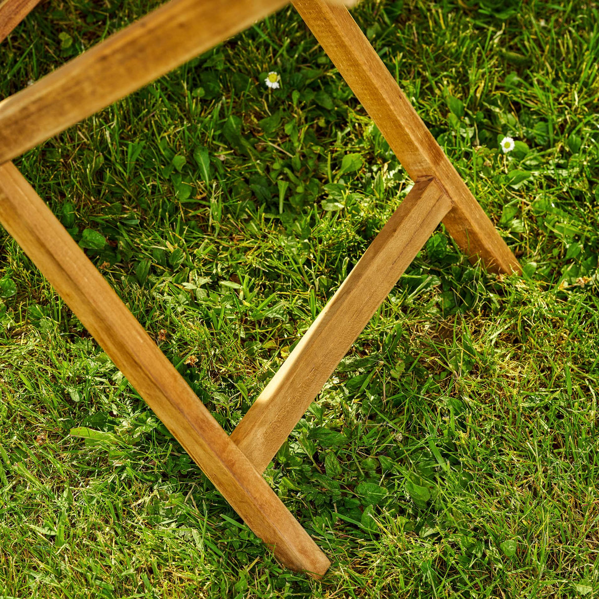 Hidcote Teak Butlers Tray 55cm x 40cm & Folding Stand