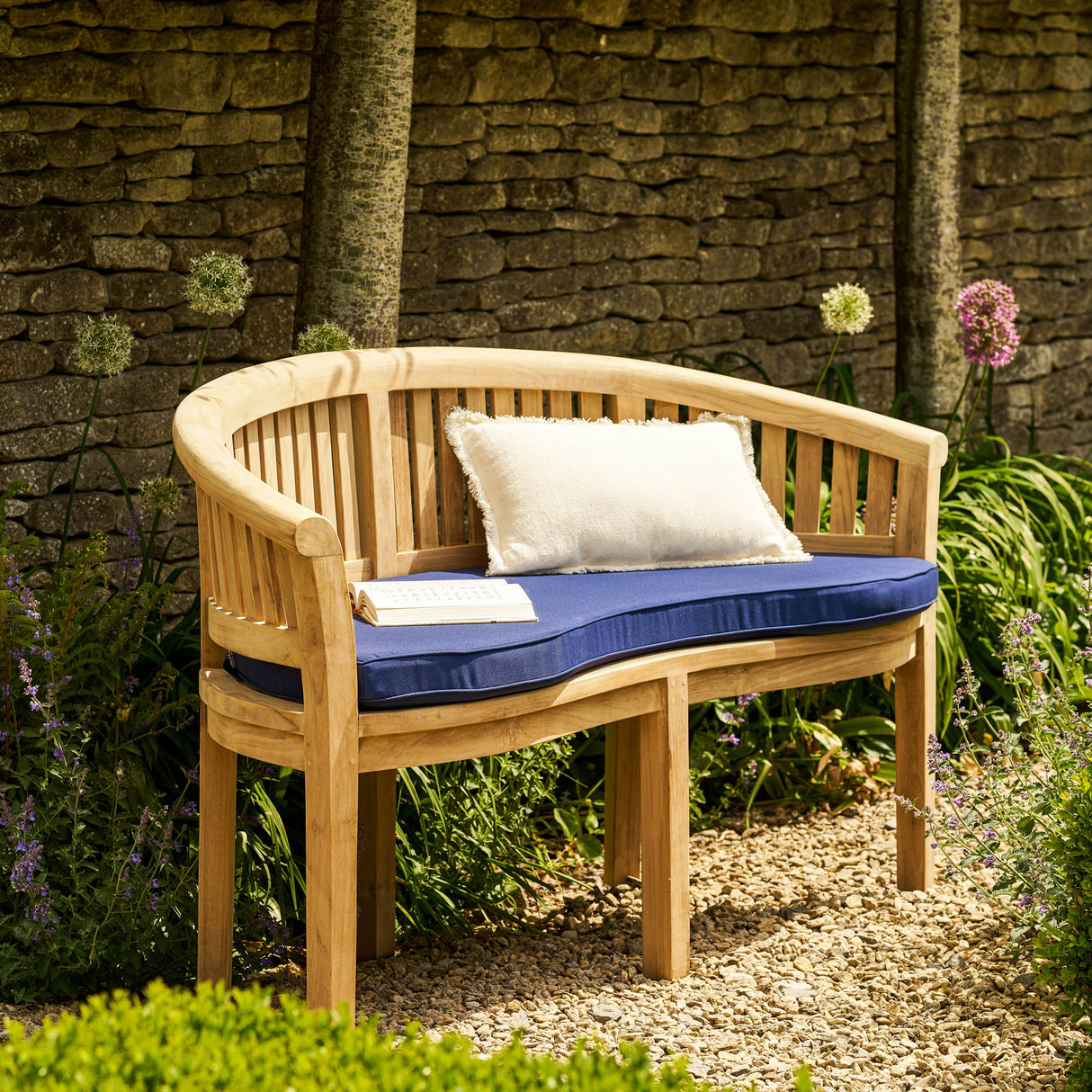 Crummock Bench Cushion 140cm Blue