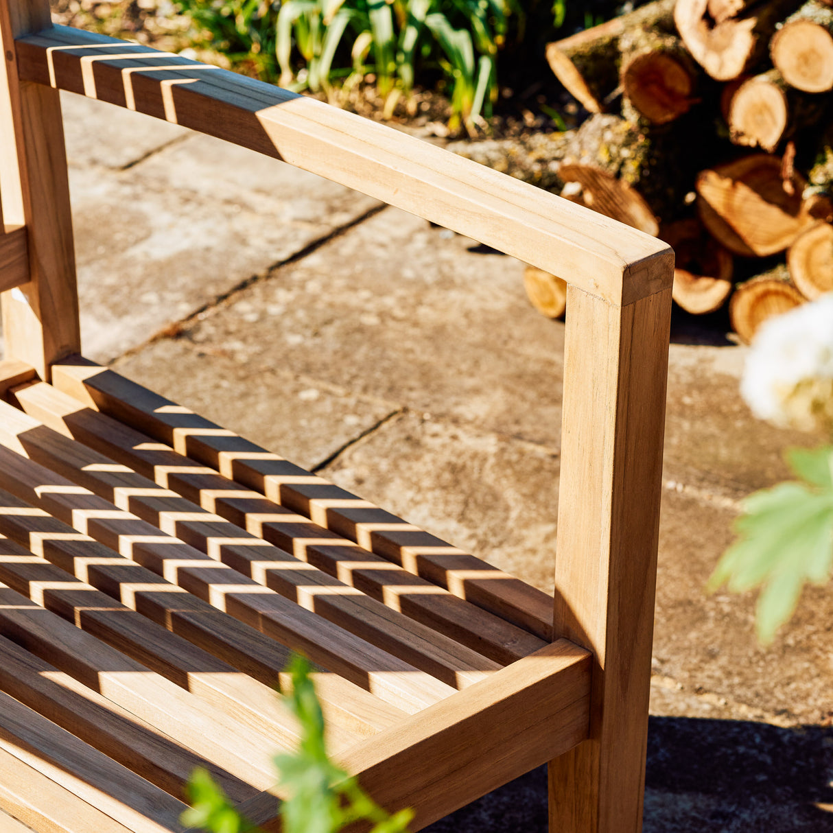 Comfort Teak 4 Seater & Coffee Table Set