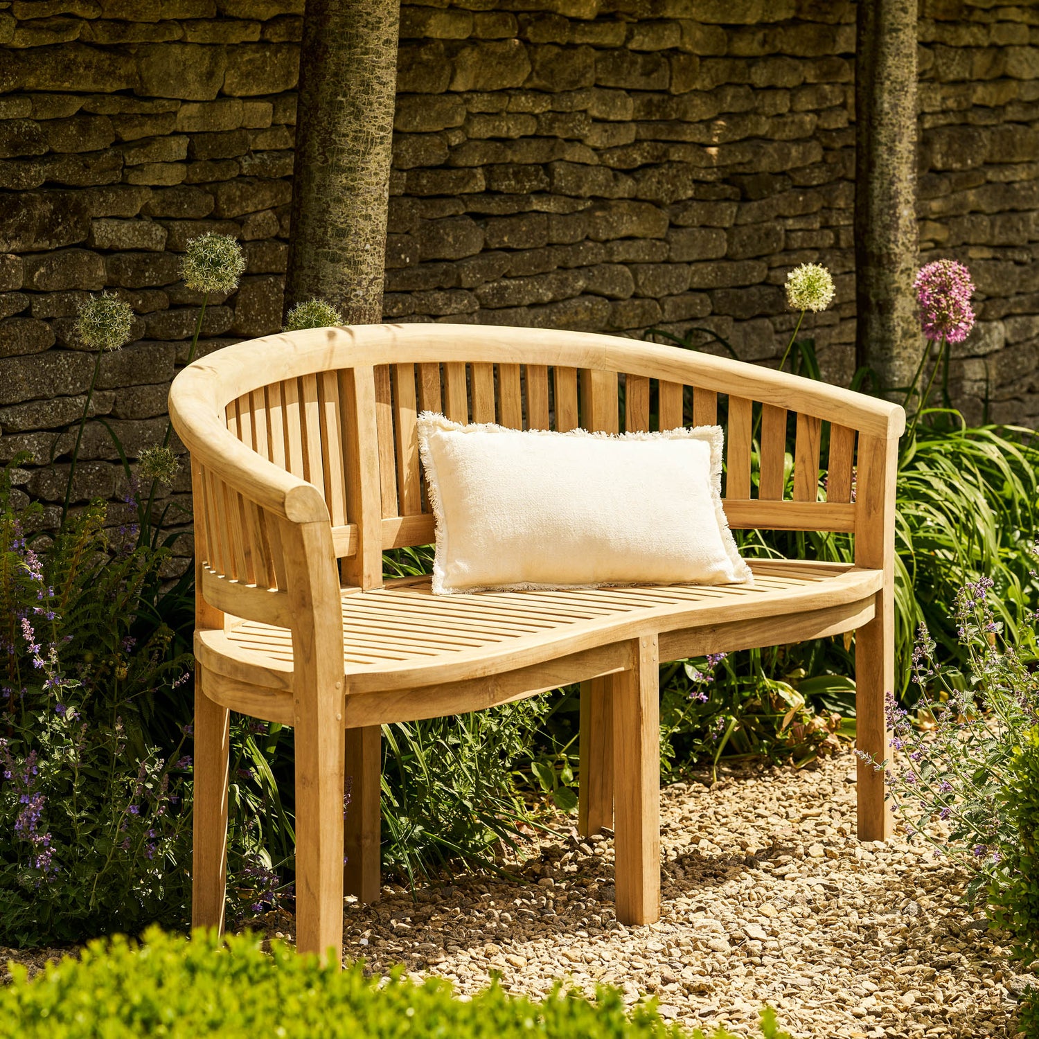 Crummock Teak Bench 3 Seater 160cm
