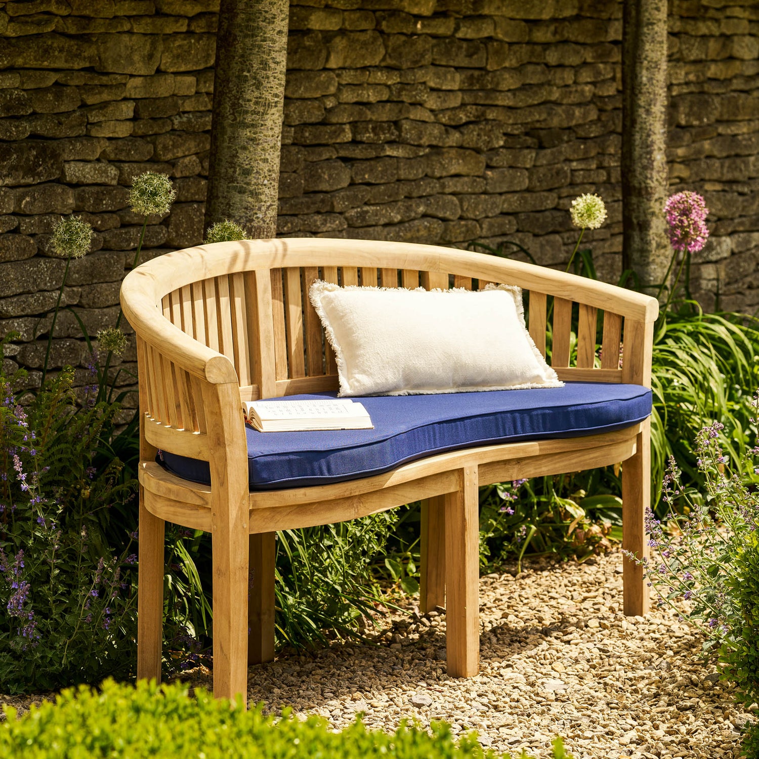 Crummock Teak Bench 3 Seater 160cm