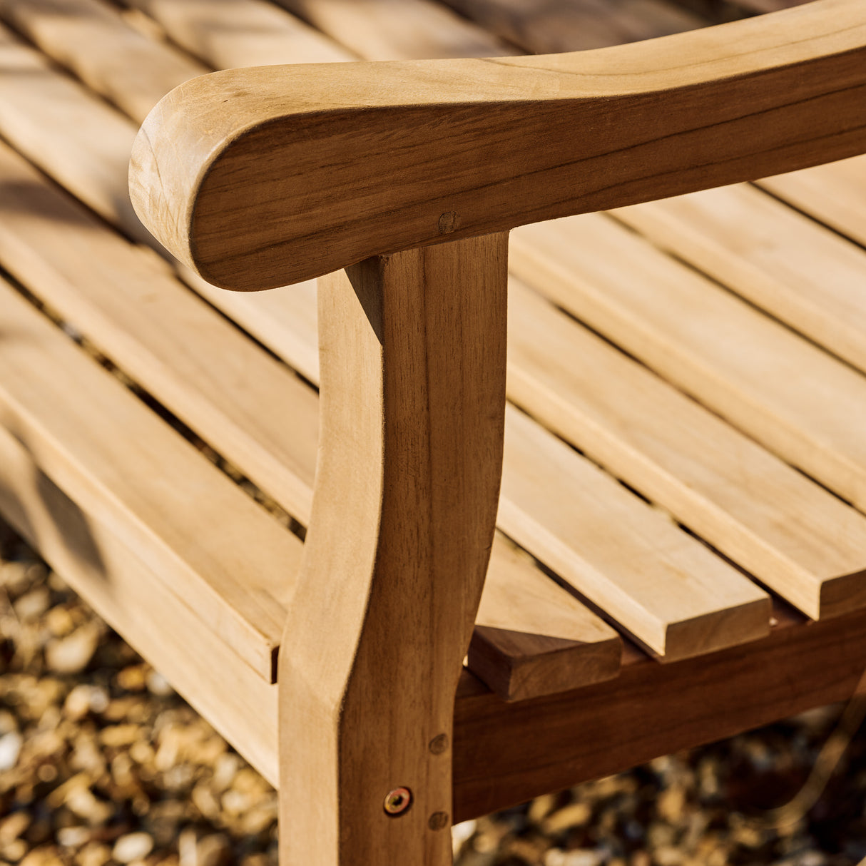 Ergo Teak Bench 2 Seater 120cm