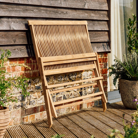 Netherton Teak Folding Bench 2 Seater 120cm
