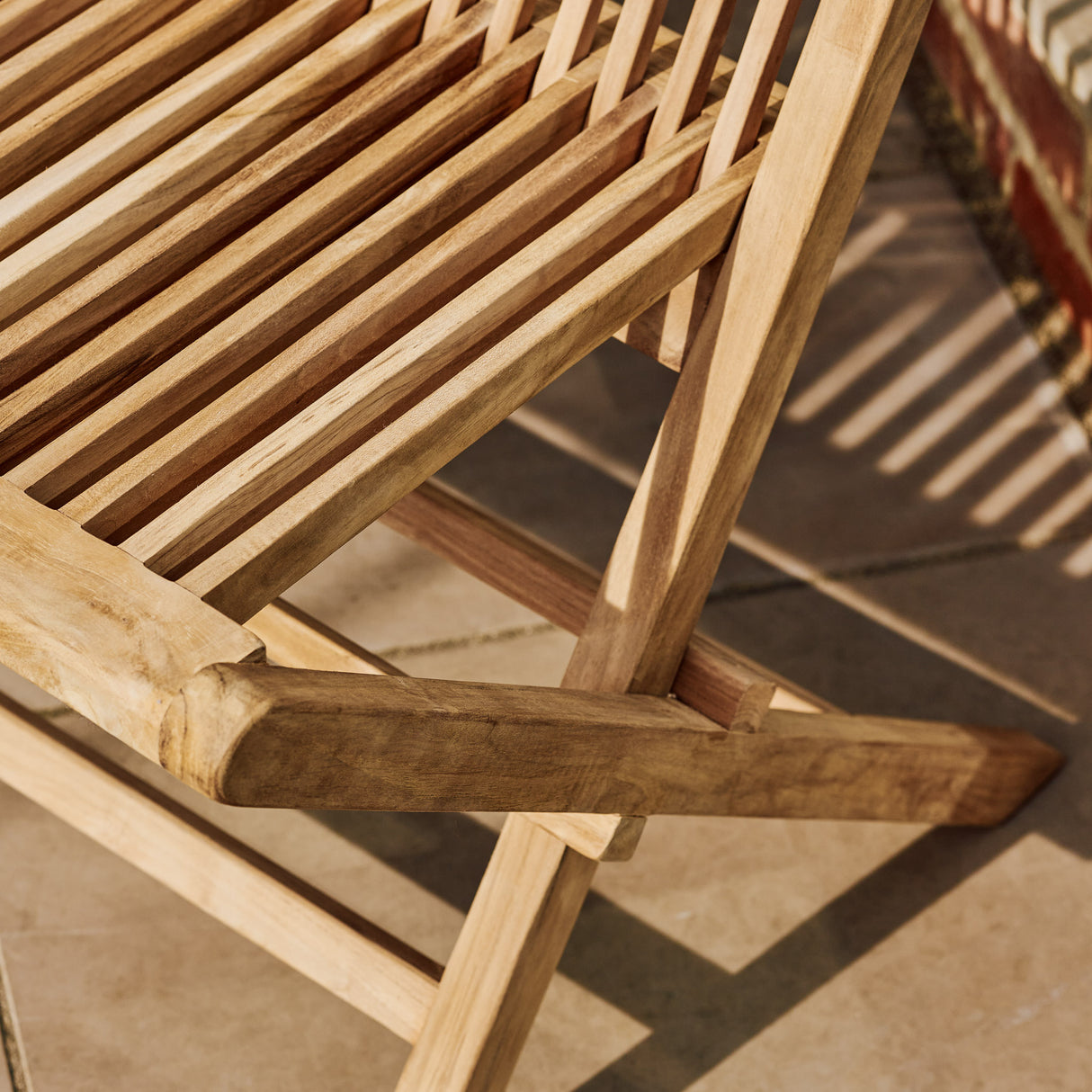Netherton Teak Folding Bench 2 Seater 120cm
