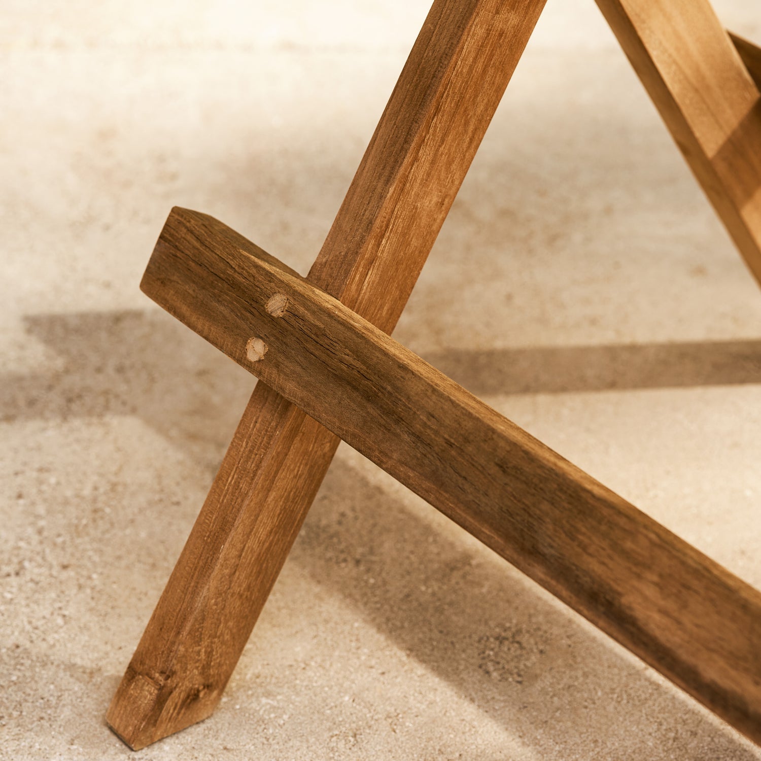 Calcot Teak Square Folding Table 50cm x 50cm