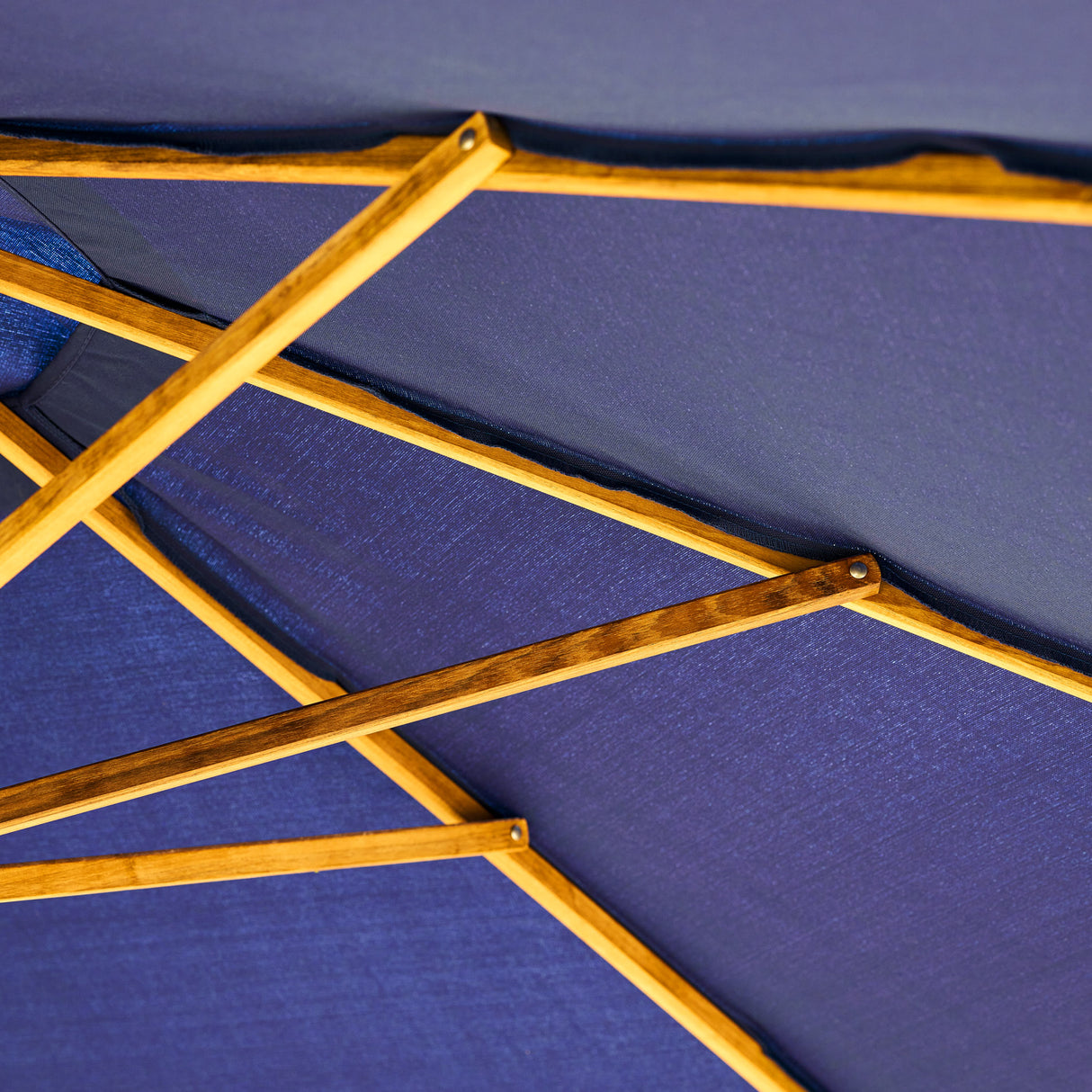 Parasol Teak 3m Blue