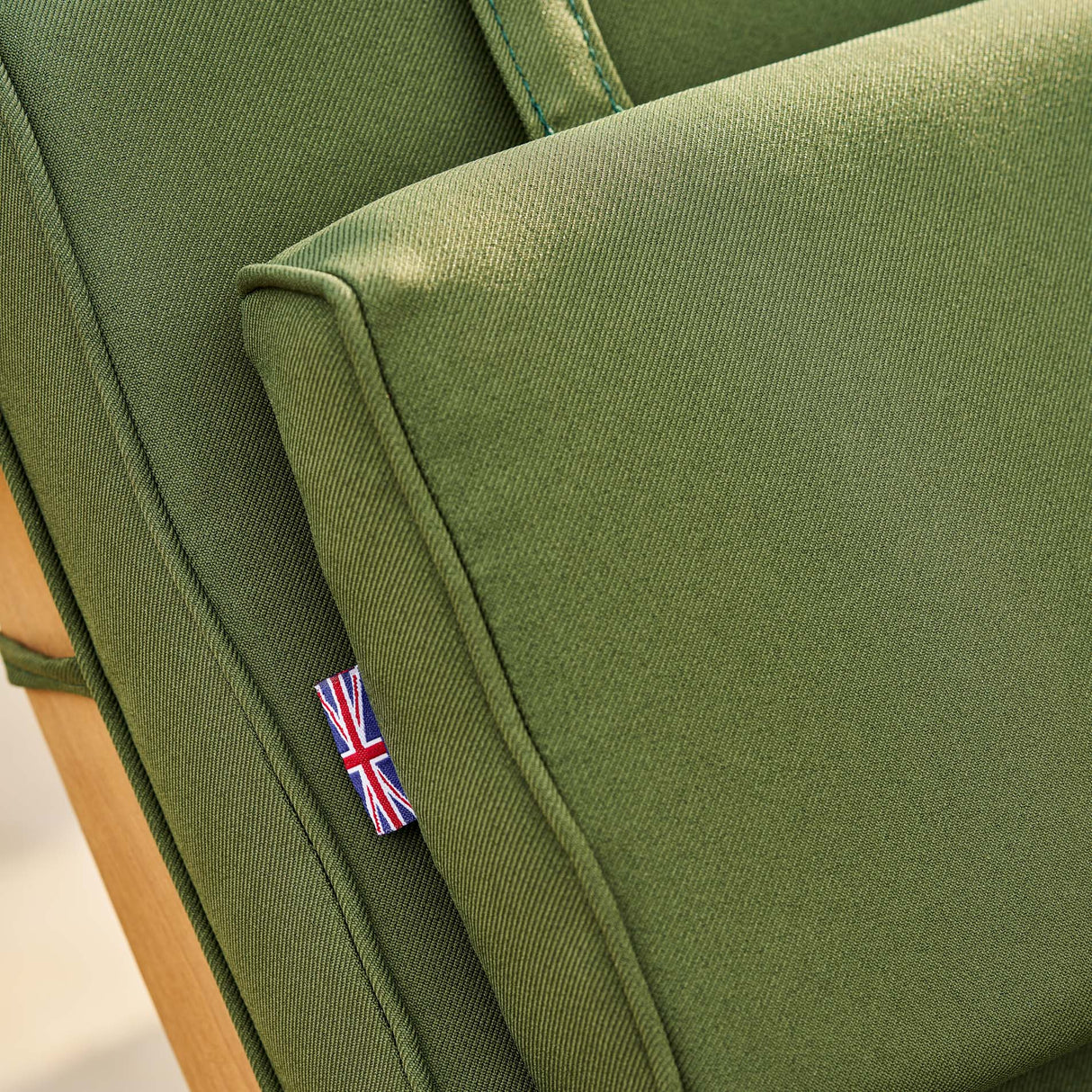 Toddington Steamer Cushion Green