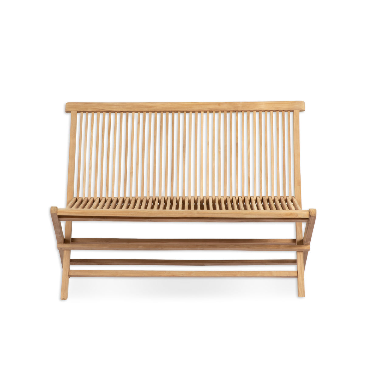 Netherton Teak Folding Bench 2 Seater 120cm