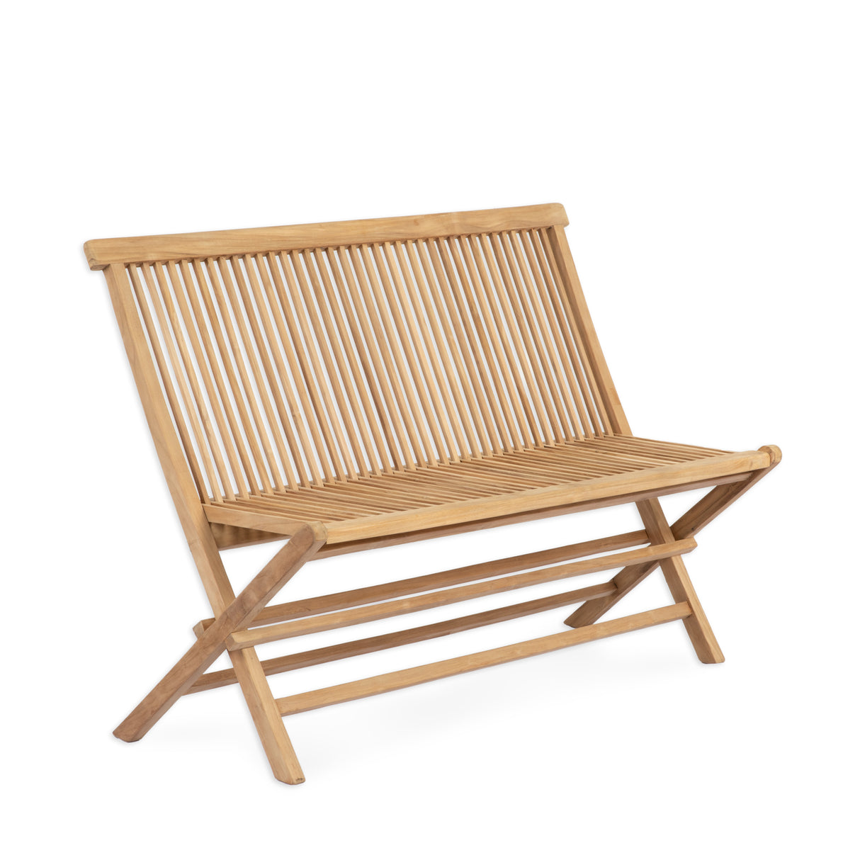 Netherton Teak Folding Bench 2 Seater 120cm