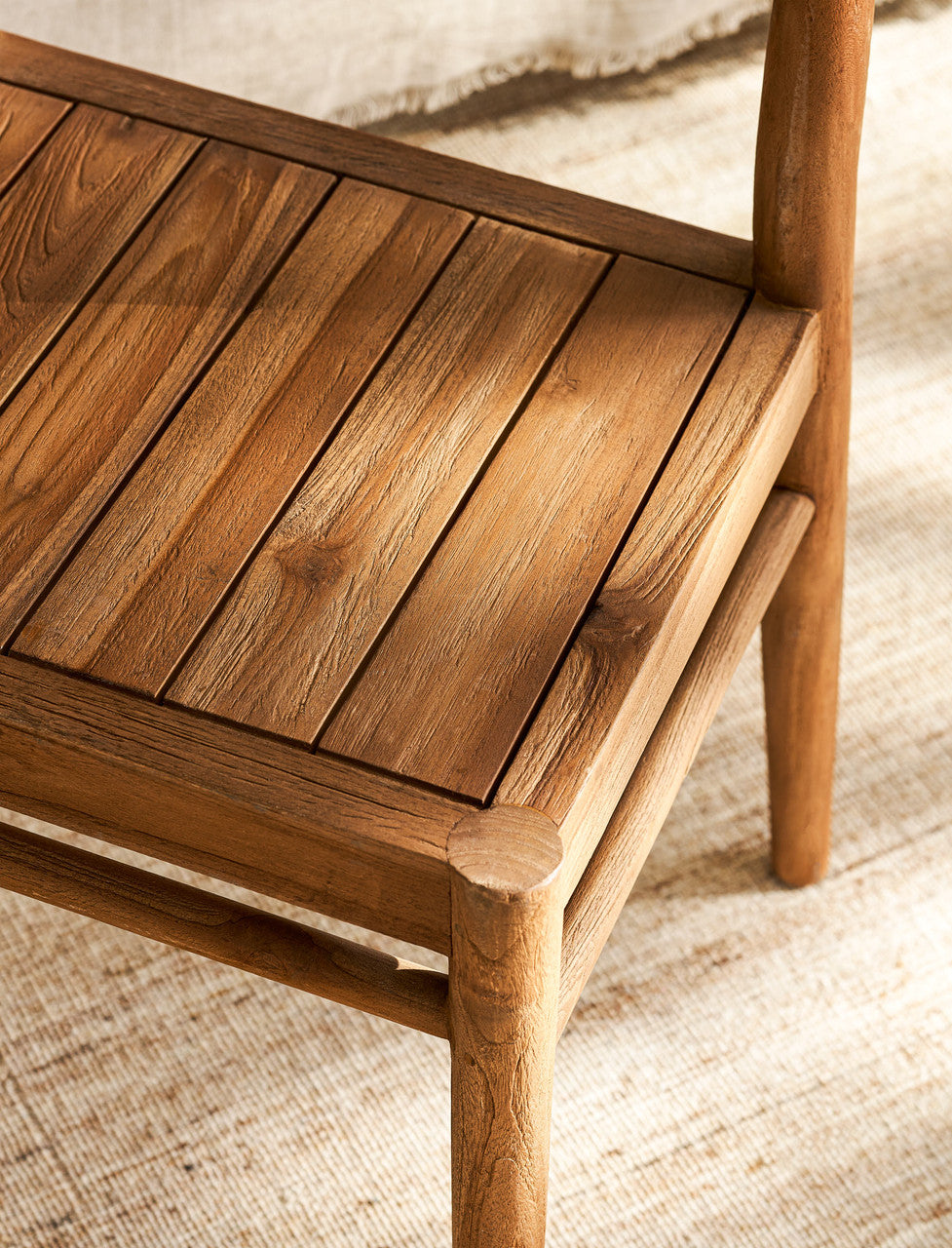 St Mawes Dining Chair - Teak, Natural, Set of 2